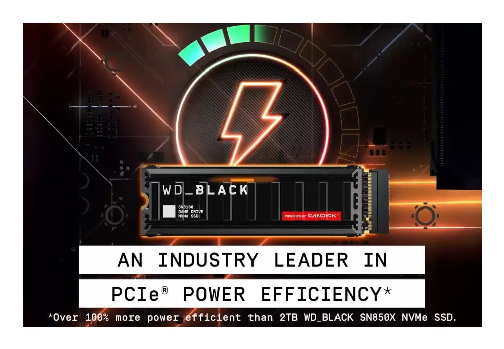 WD_BLACK SN8100 8TB M.2 PCIe 5.0 SSD with Heatsink