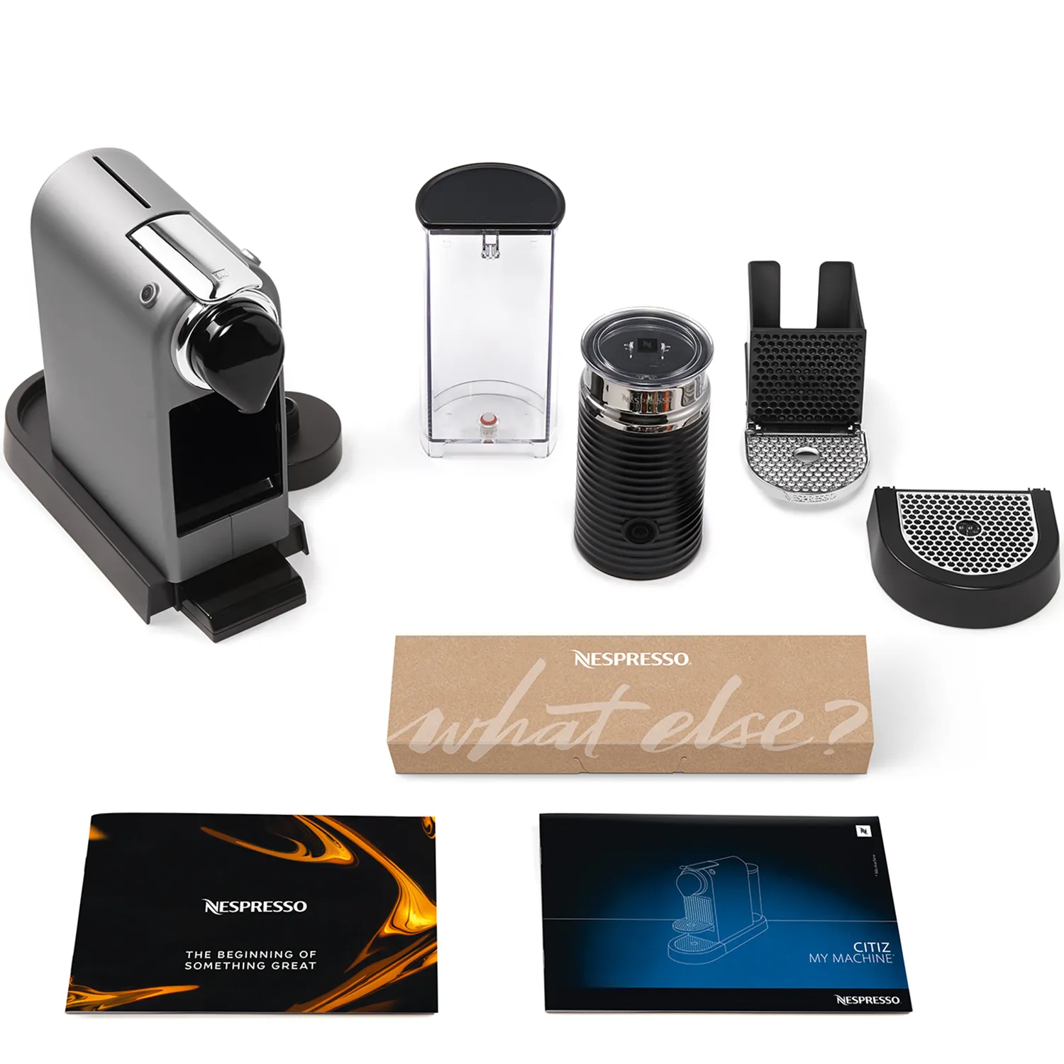 Krups Nespresso CitiZ&Milk - kapselmaskin, silver