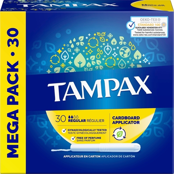 Tampax Regular s&auml;&auml;st&ouml;pakkaus 30 kpl