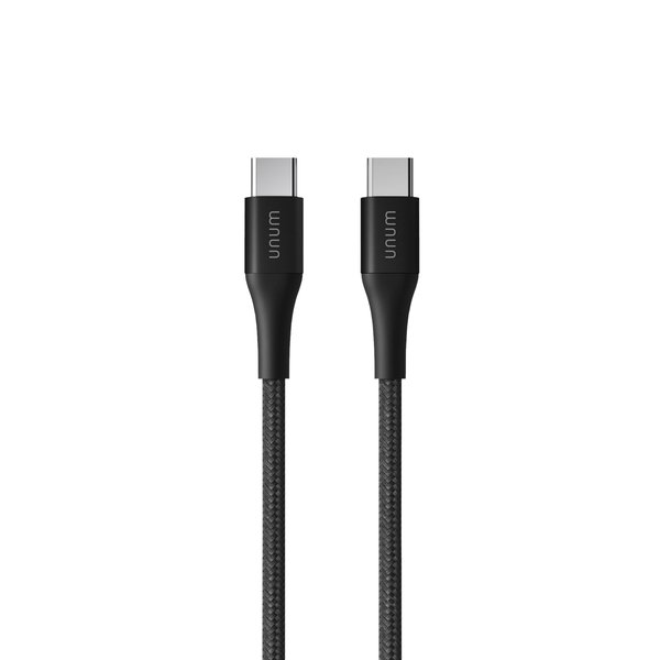 Epico UNUM Aramid USB-C -kaapeli, 240 W, 1,2 m, musta