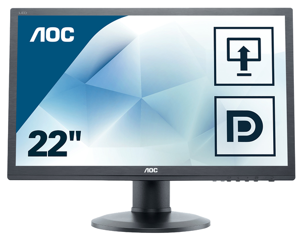 AOC 22" E2260PQ/BK, 1680x1050px,  TN - datorsk&auml;rm