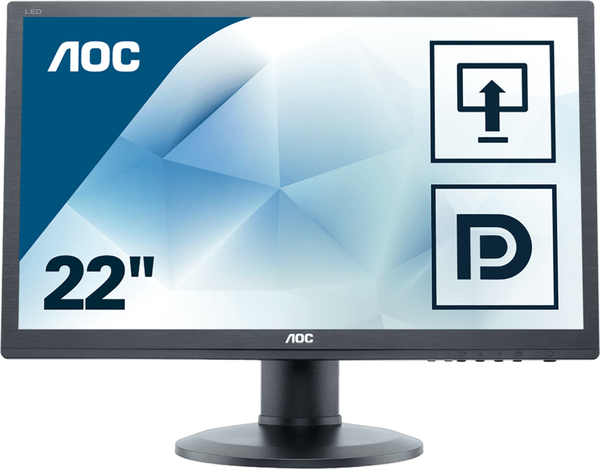 AOC 22" E2260PQ/BK, 1680x1050px,  TN - datorsk&auml;rm