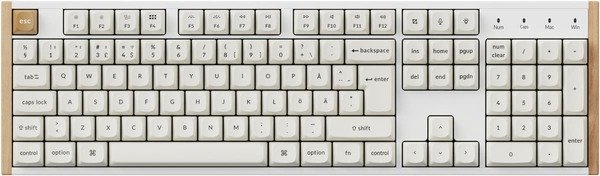 Keychron K10 HE Special Edition Wireless Mechanical Gaming Keyboard, Magnetic, Black/White