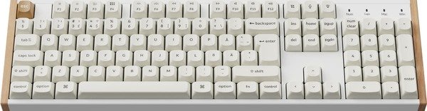 Keychron K10 HE Special Edition Wireless Mechanical Gaming Keyboard, Magnetic, Black/White