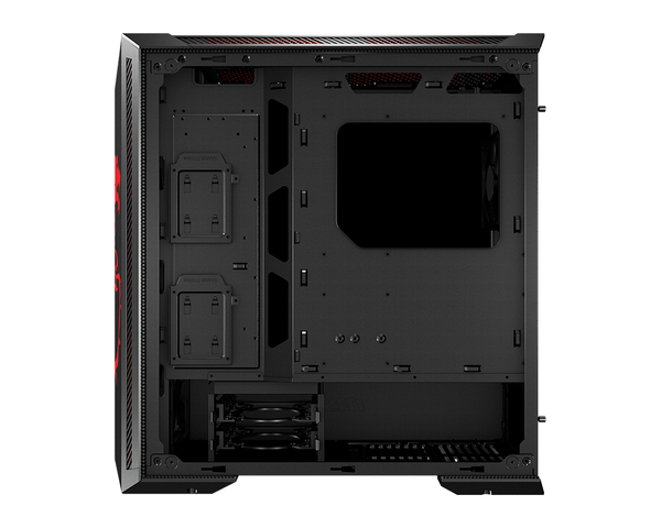 MSI MPG GUNGNIR 100D miditornikotelo, ikkunalla, Musta