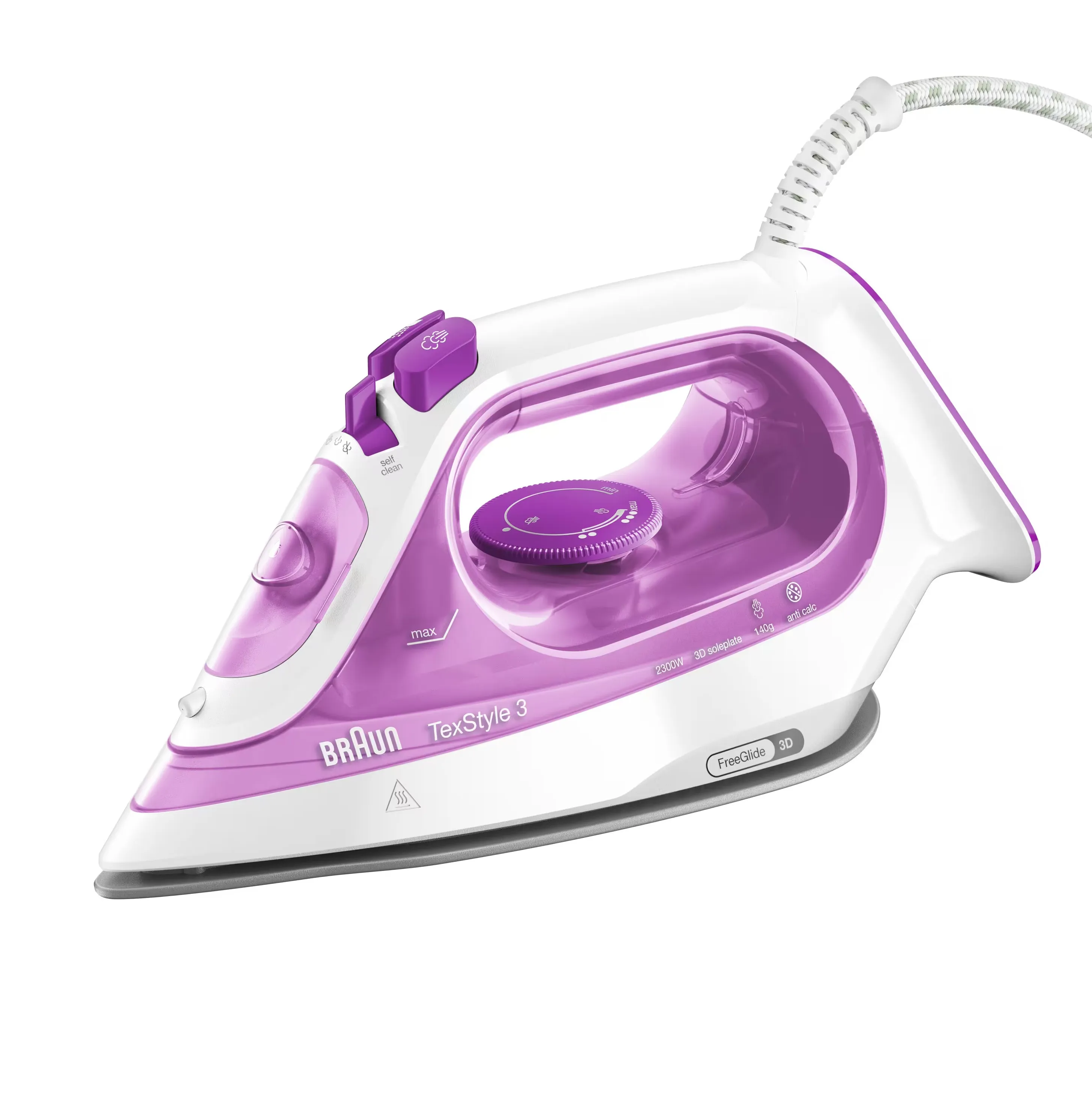 Braun  NAME - Ångstrykjärn, Rosa