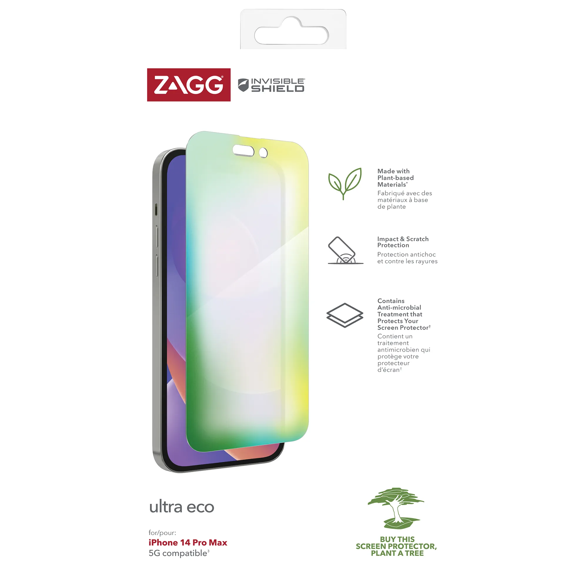 Zagg InvisibleShield Ultra Eco, iPhone 14 Pro Max -panssarilasi