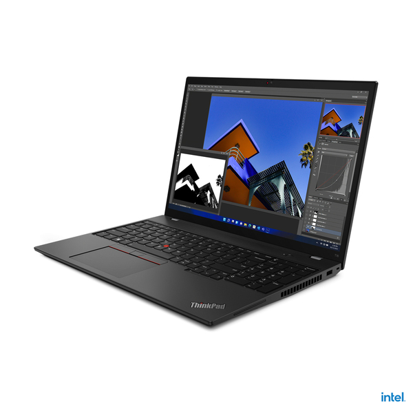 Lenovo 16&quot; ThinkPad T16 G1. Intel Core i7-1255U, 16 Gt, 512 Gt SSD, Windows 10 Pro -kannettava, Musta