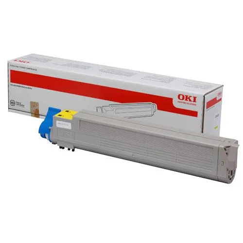 OKI C9655 43837129 toner cartridge, Yellow
