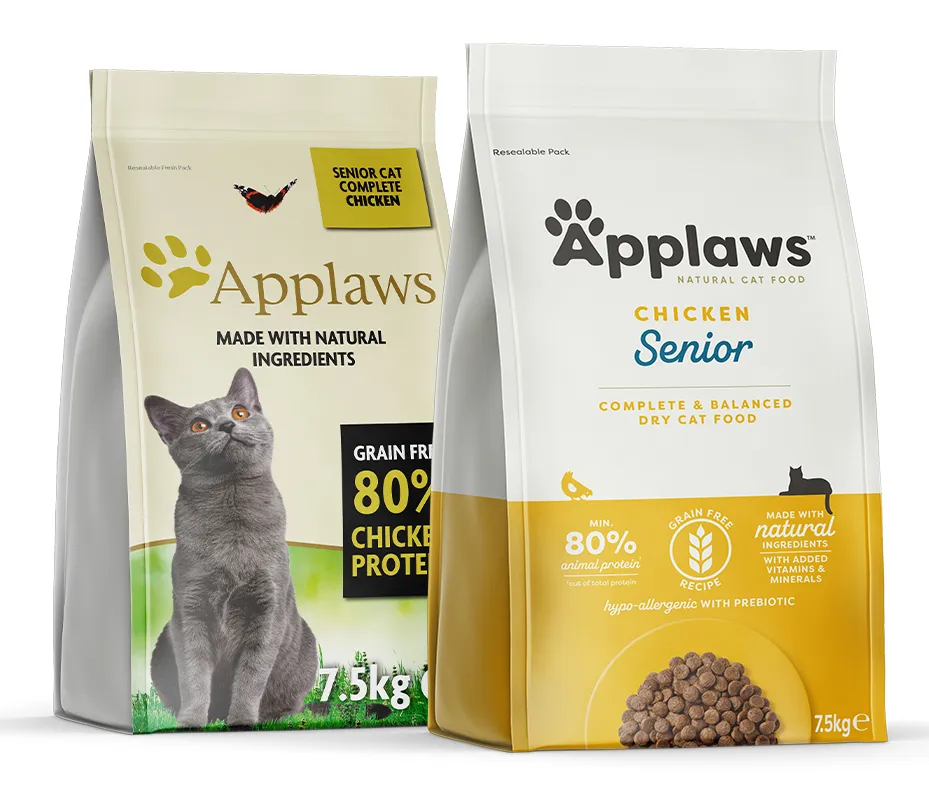 Applaws Senior Chicken, Dry food for cats, Grain Free, 7.5kg