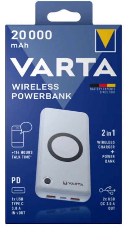 57909 101 111 Power Bank Lithium Polymer (Lipo) 20000