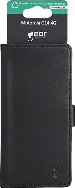 GEAR Wallet, Moto G14 - Wallet Case, Black