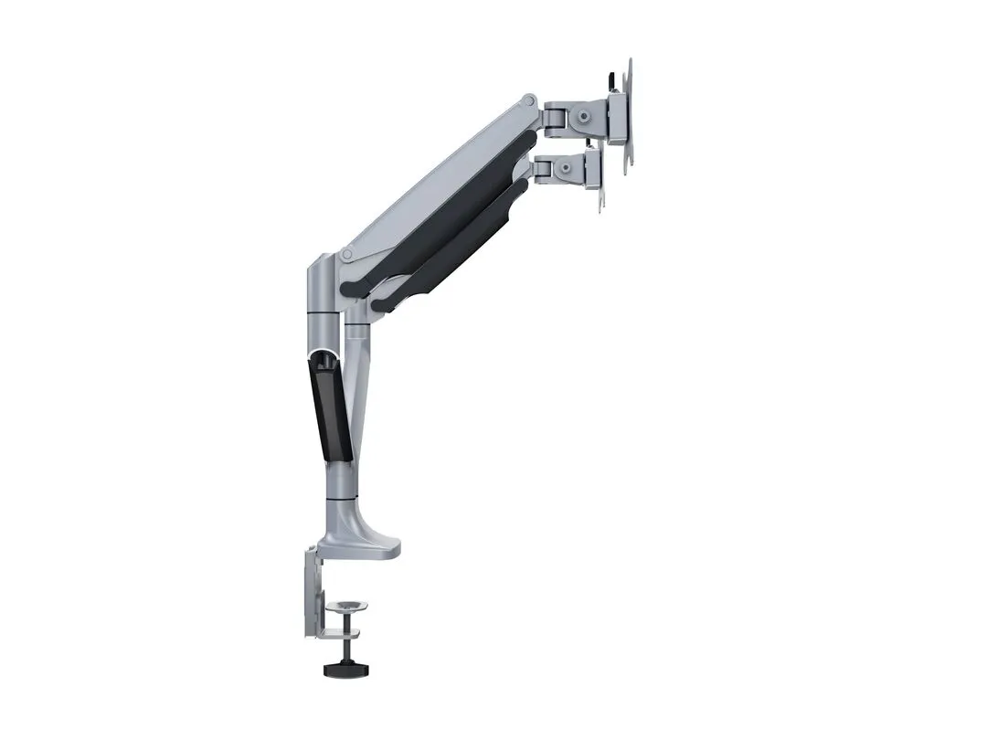 Multibrackets M Deskmount Spring Dual - monitor arm, silver, 15&quot;-27&quot;, 2x9Kg