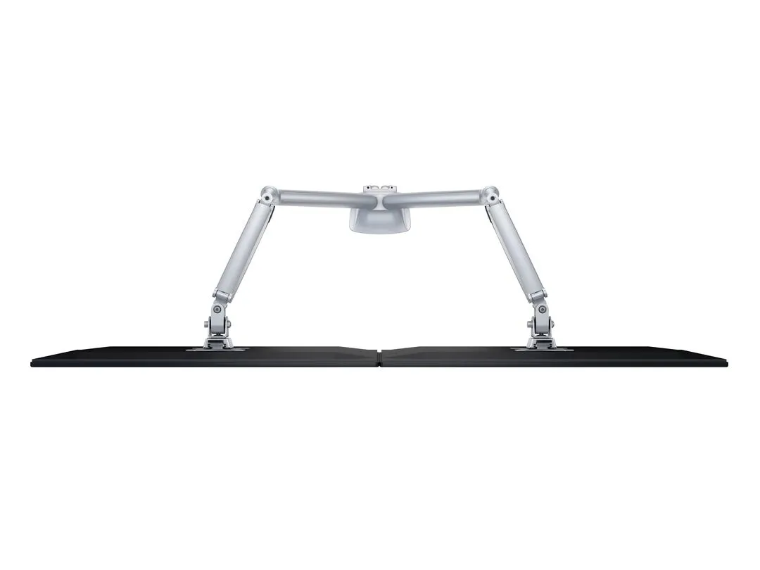 Multibrackets M Deskmount Spring Dual - monitor arm, silver, 15&quot;-27&quot;, 2x9Kg