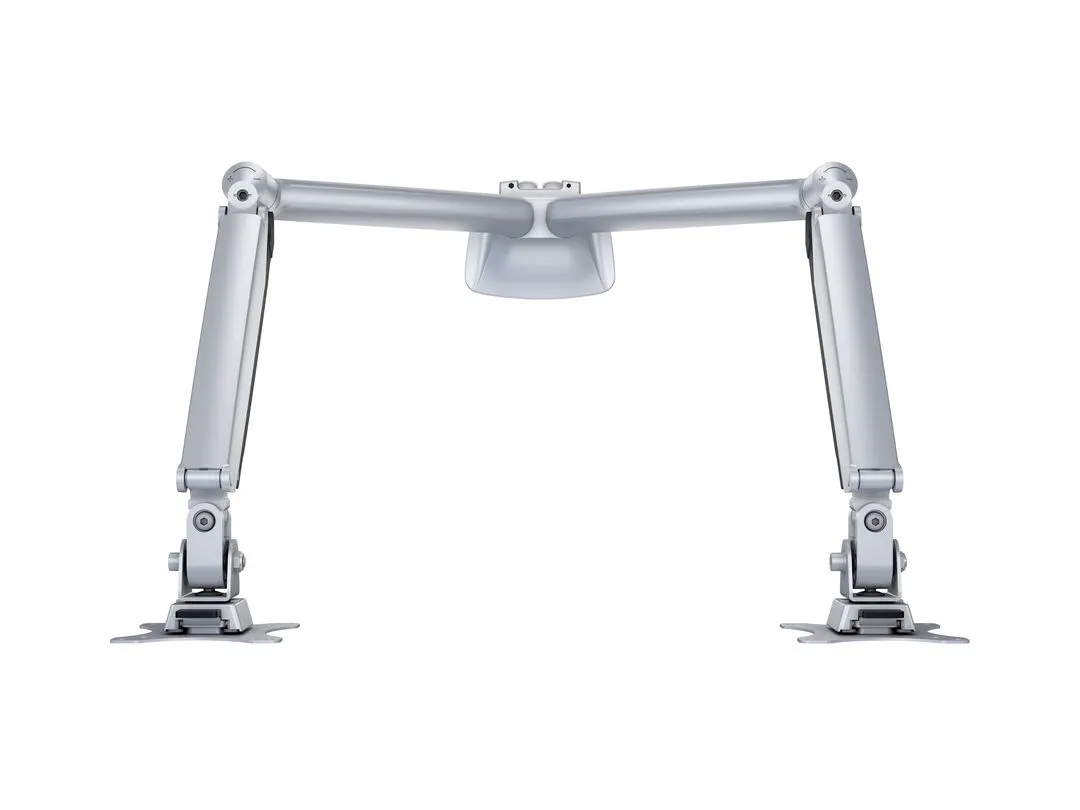 Multibrackets M Deskmount Spring Dual - monitor arm, silver, 15&quot;-27&quot;, 2x9Kg