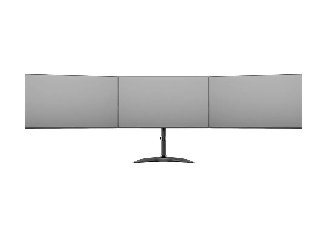 Multibrackets M Deskstand Basic Triple -n&auml;ytt&ouml;varsi, musta, 15&quot;-27&quot;, 3x8kg