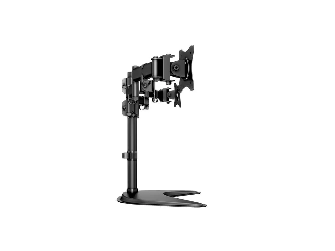 Multibrackets M Deskstand Basic Triple -n&auml;ytt&ouml;varsi, musta, 15&quot;-27&quot;, 3x8kg