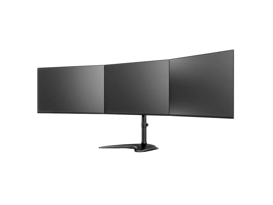 Multibrackets M Deskstand Basic Triple -n&auml;ytt&ouml;varsi, musta, 15&quot;-27&quot;, 3x8kg