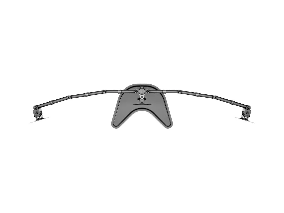Multibrackets M Deskstand Basic Triple -n&auml;ytt&ouml;varsi, musta, 15&quot;-27&quot;, 3x8kg