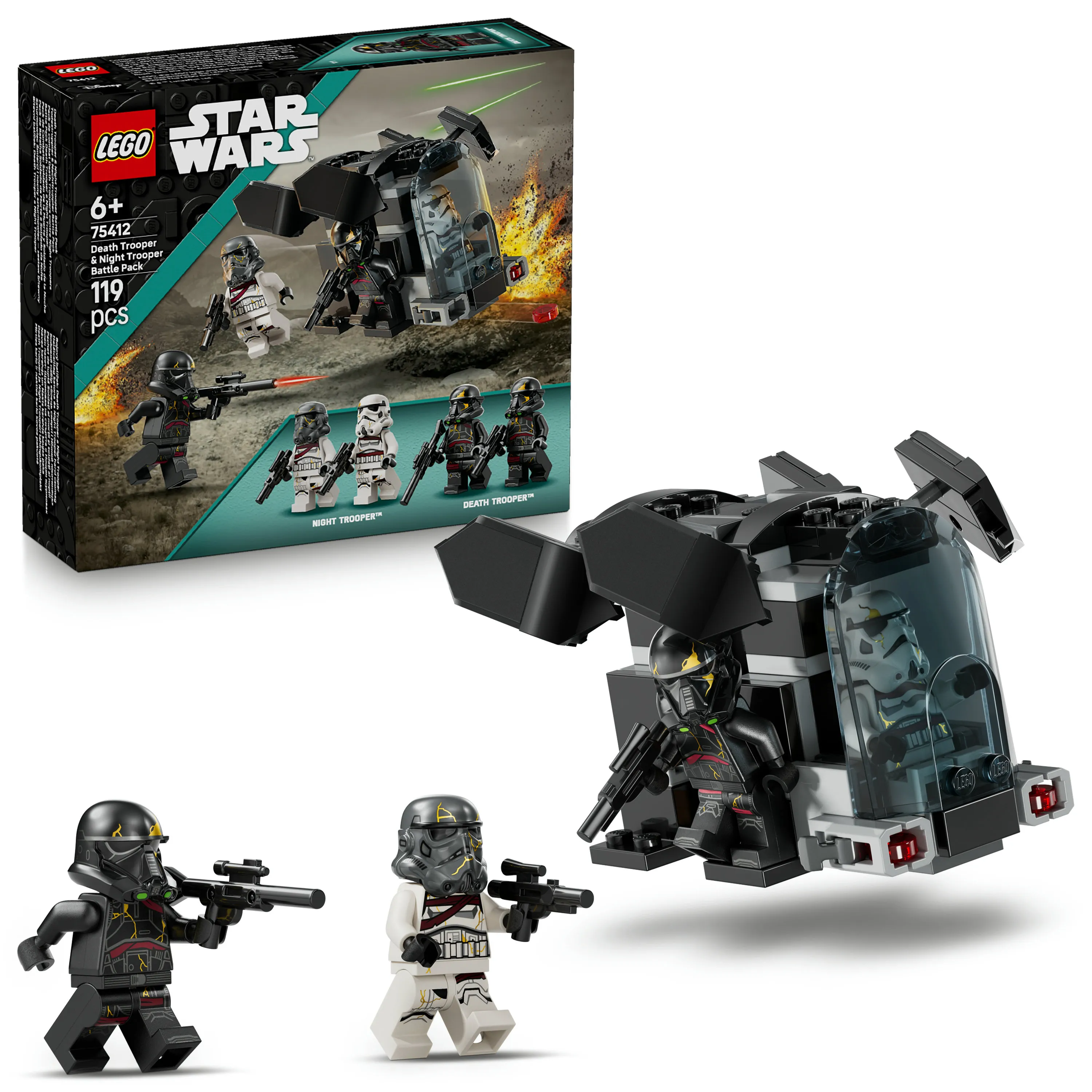 LEGO Star Wars Kuolonsotilaan ja y&ouml;n iskusotilaan taistelupakkaus 75412