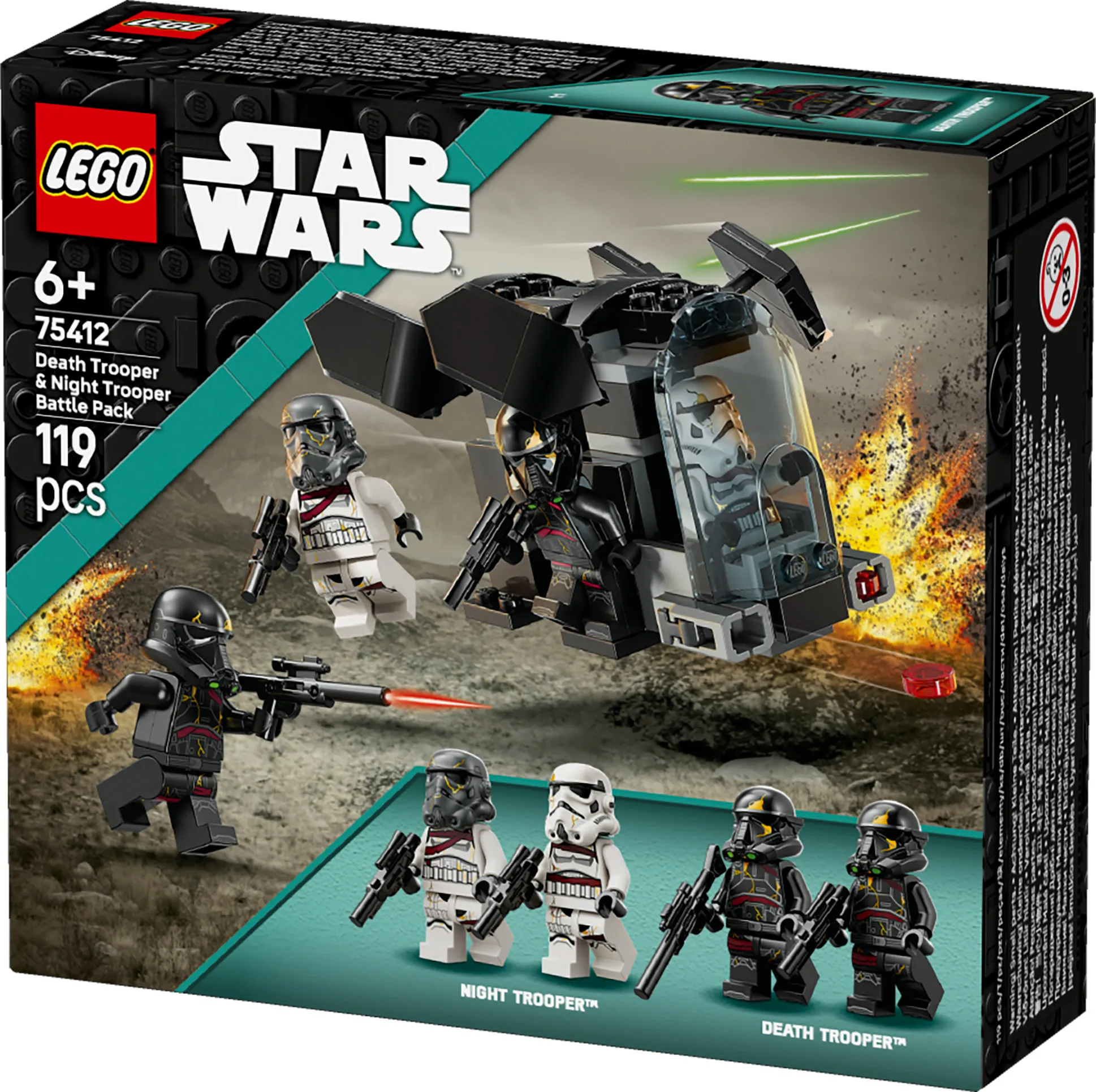 LEGO Star Wars Kuolonsotilaan ja y&ouml;n iskusotilaan taistelupakkaus 75412