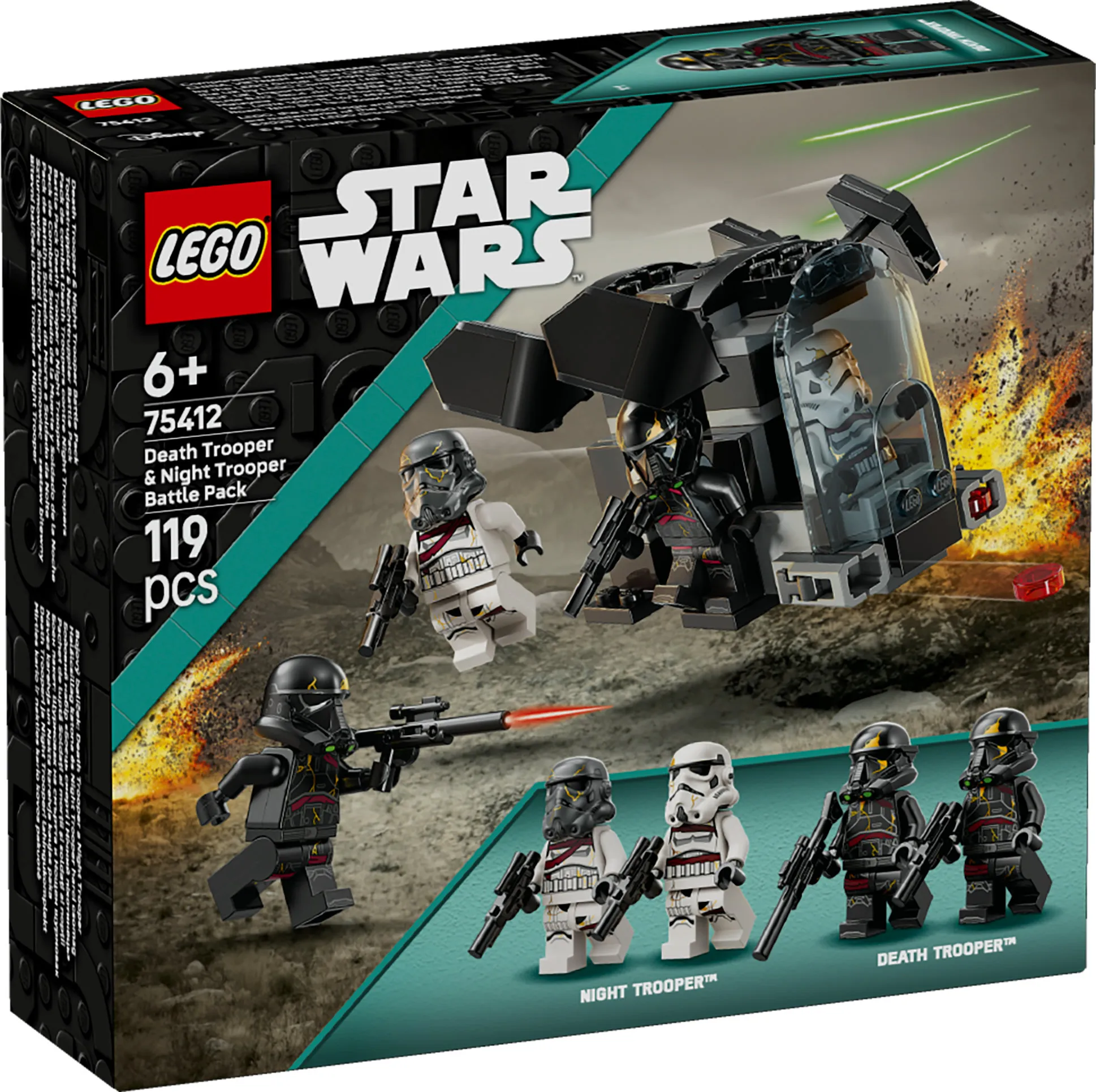 LEGO Star Wars Kuolonsotilaan ja y&ouml;n iskusotilaan taistelupakkaus 75412