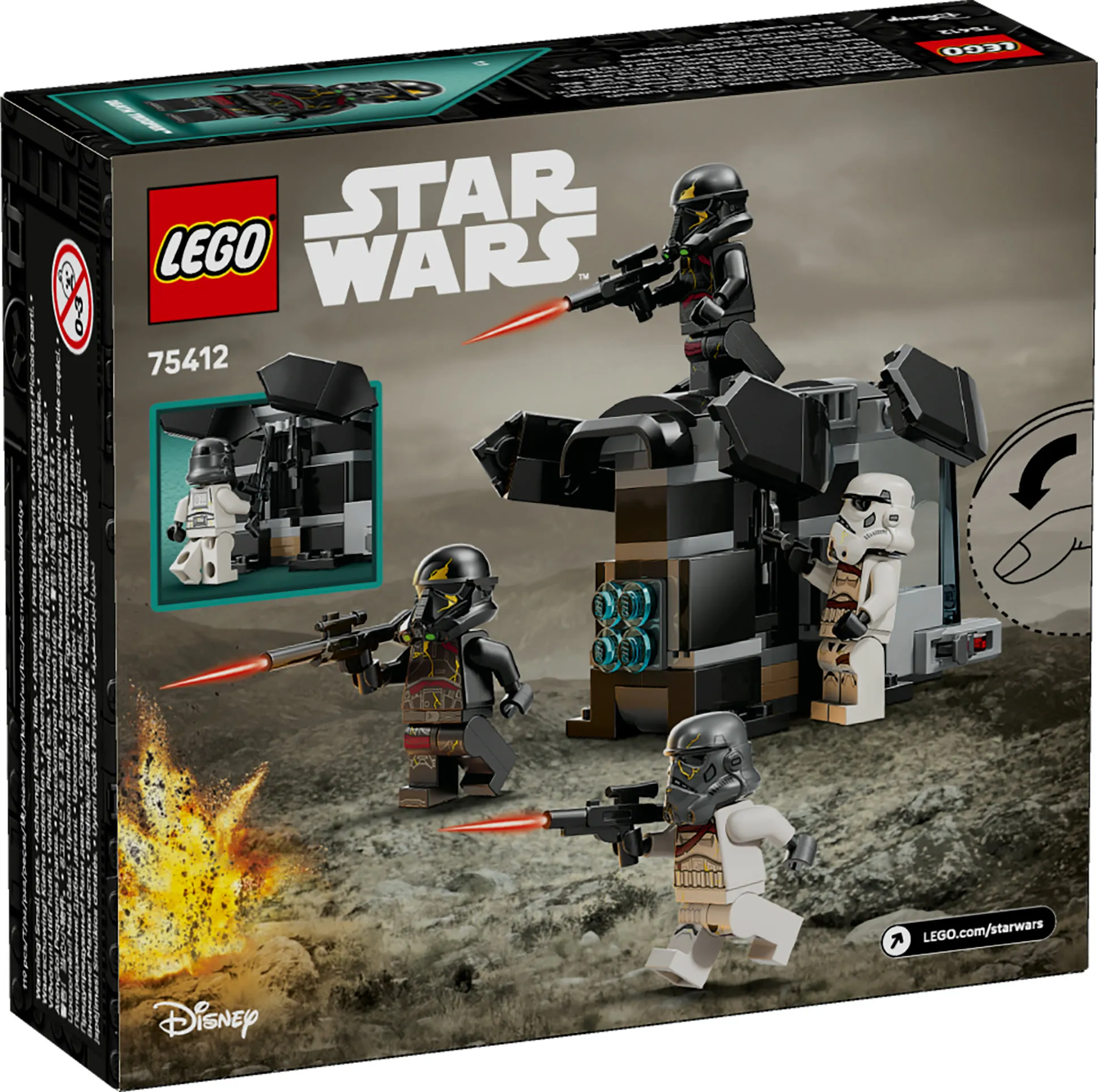 LEGO Star Wars Kuolonsotilaan ja y&ouml;n iskusotilaan taistelupakkaus 75412