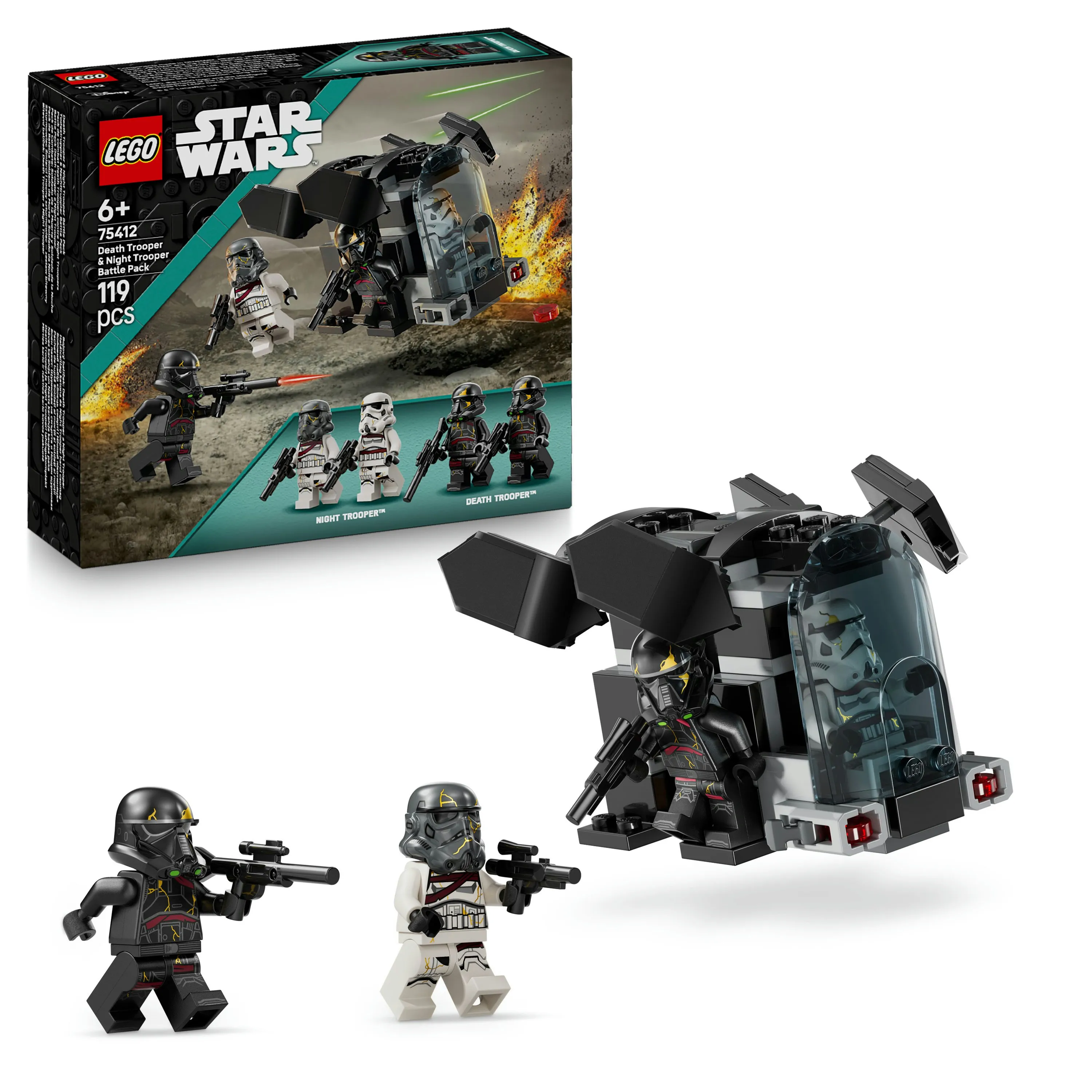 LEGO Star Wars Kuolonsotilaan ja y&ouml;n iskusotilaan taistelupakkaus 75412