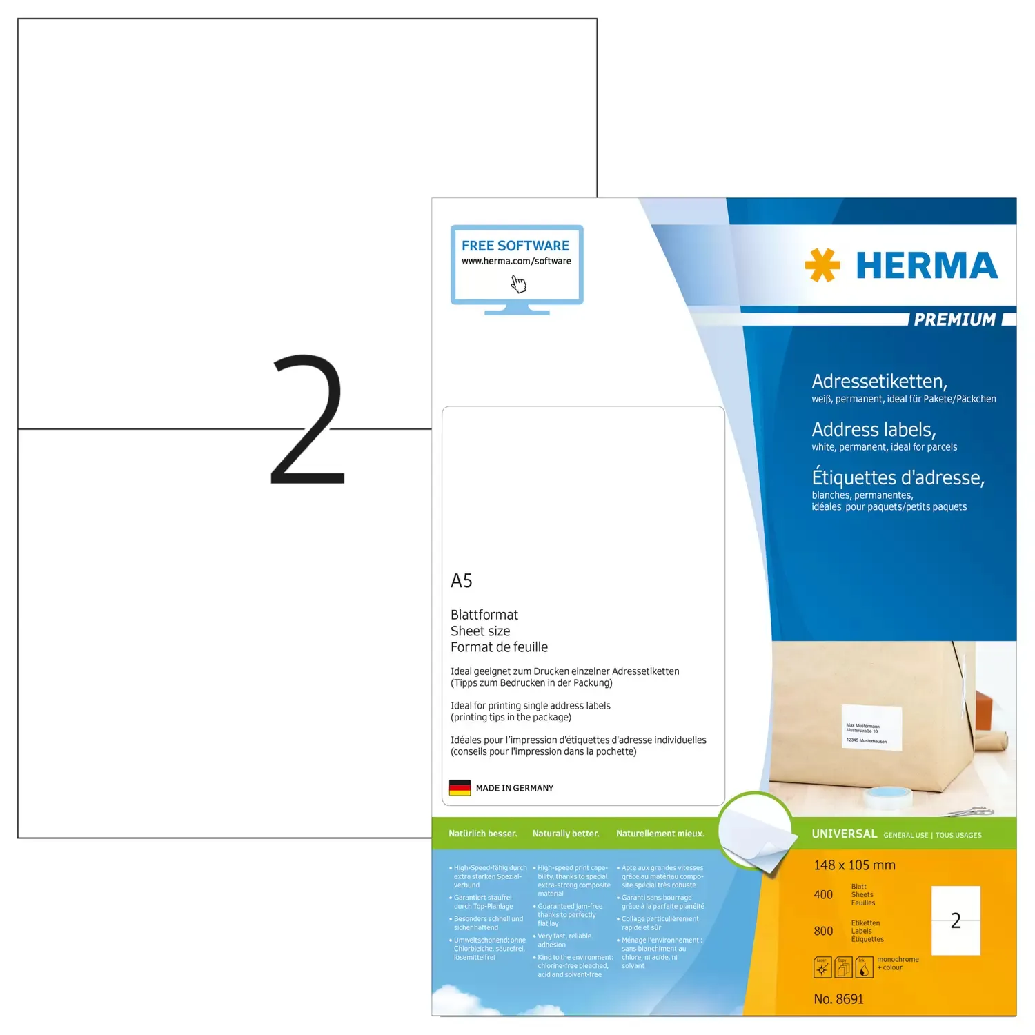 Herma label Premium 148x105 (800)