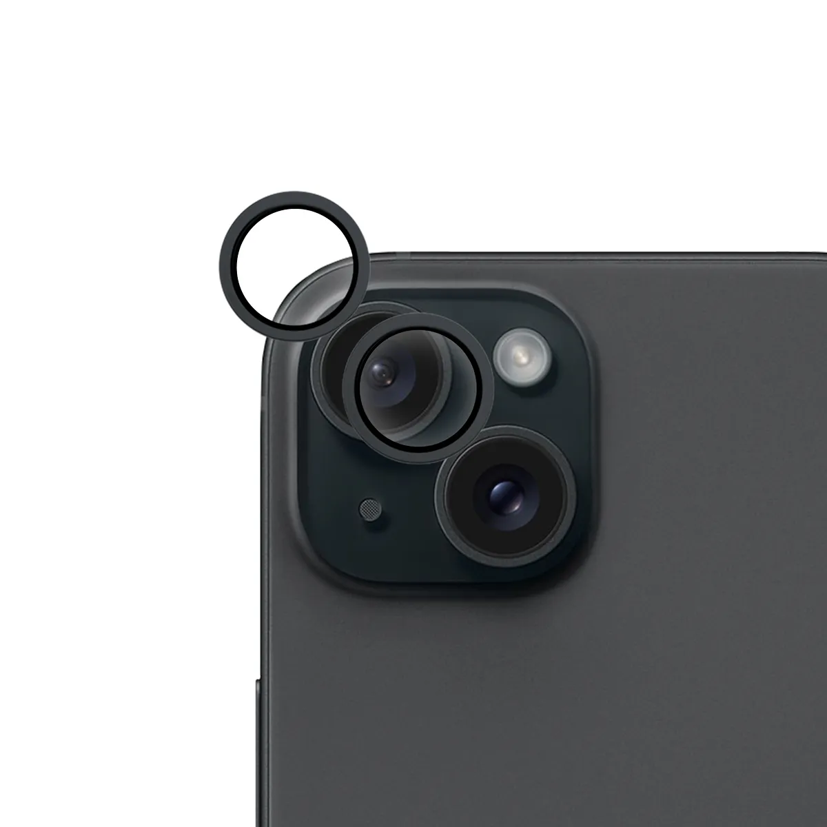 Epico Aluminium Lens Protector for Apple iPhone 16 Pro/16 Pro Max - black Epico Aluminium Lens Protector for Apple iPhone 16 Pro/16 Pro Max - black
