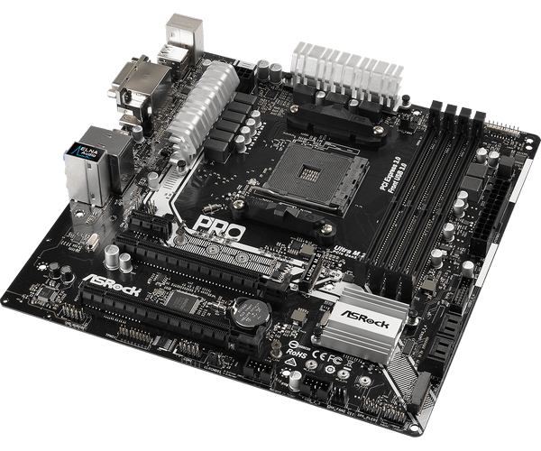 Asrock A320M, mATX motherboard