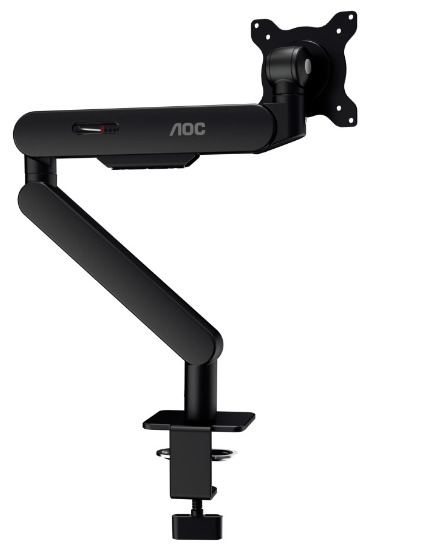 AOC AM400B Monitor Arm, for 1 monitor, 17-34", 9kg, Black