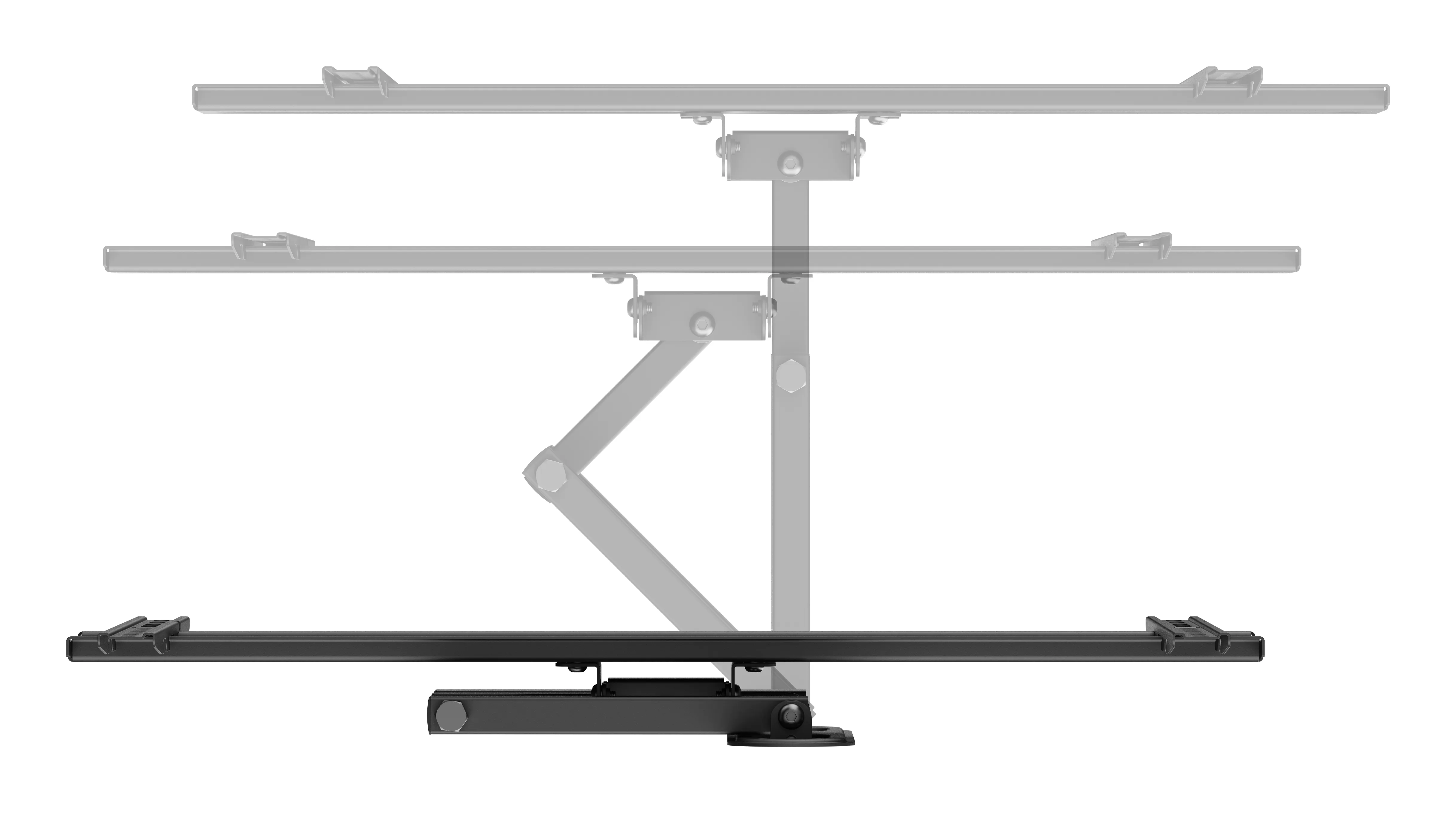 DELTACO ARM-1201-B K&auml;&auml;ntyv&auml; TV-sein&auml;teline, 37&ndash;70", 35 kg, VESA 100x100&ndash;600x400, Musta