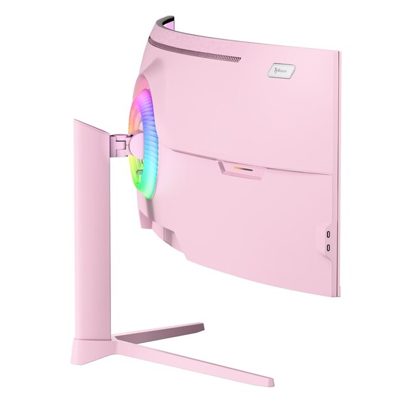 Arozzi 49" Nova. UWQHD, 165Hz, 1ms, VA - curved gaming monitor, Pink