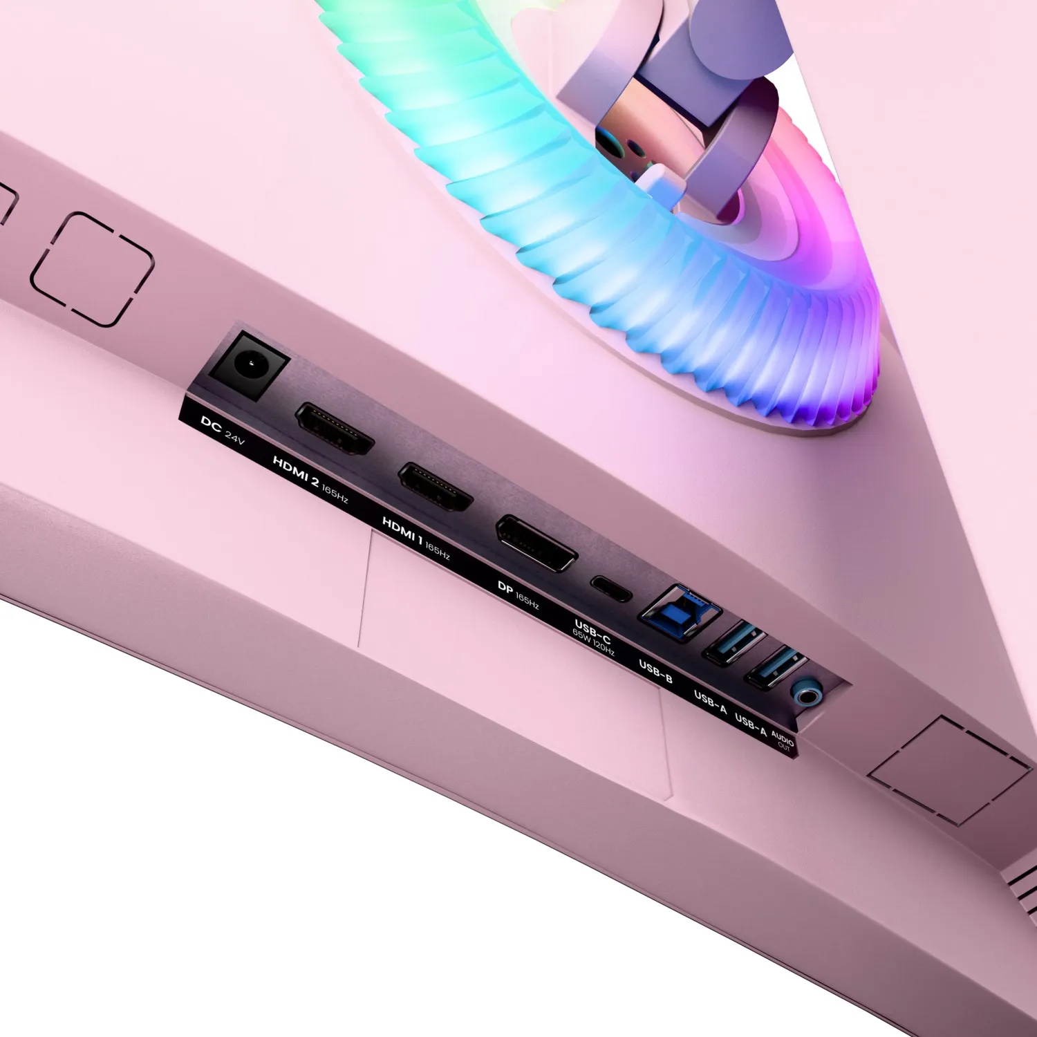 Arozzi 49&quot; Nova. UWQHD, 165Hz, 1ms, VA - curved spelsk&auml;rm, Pink