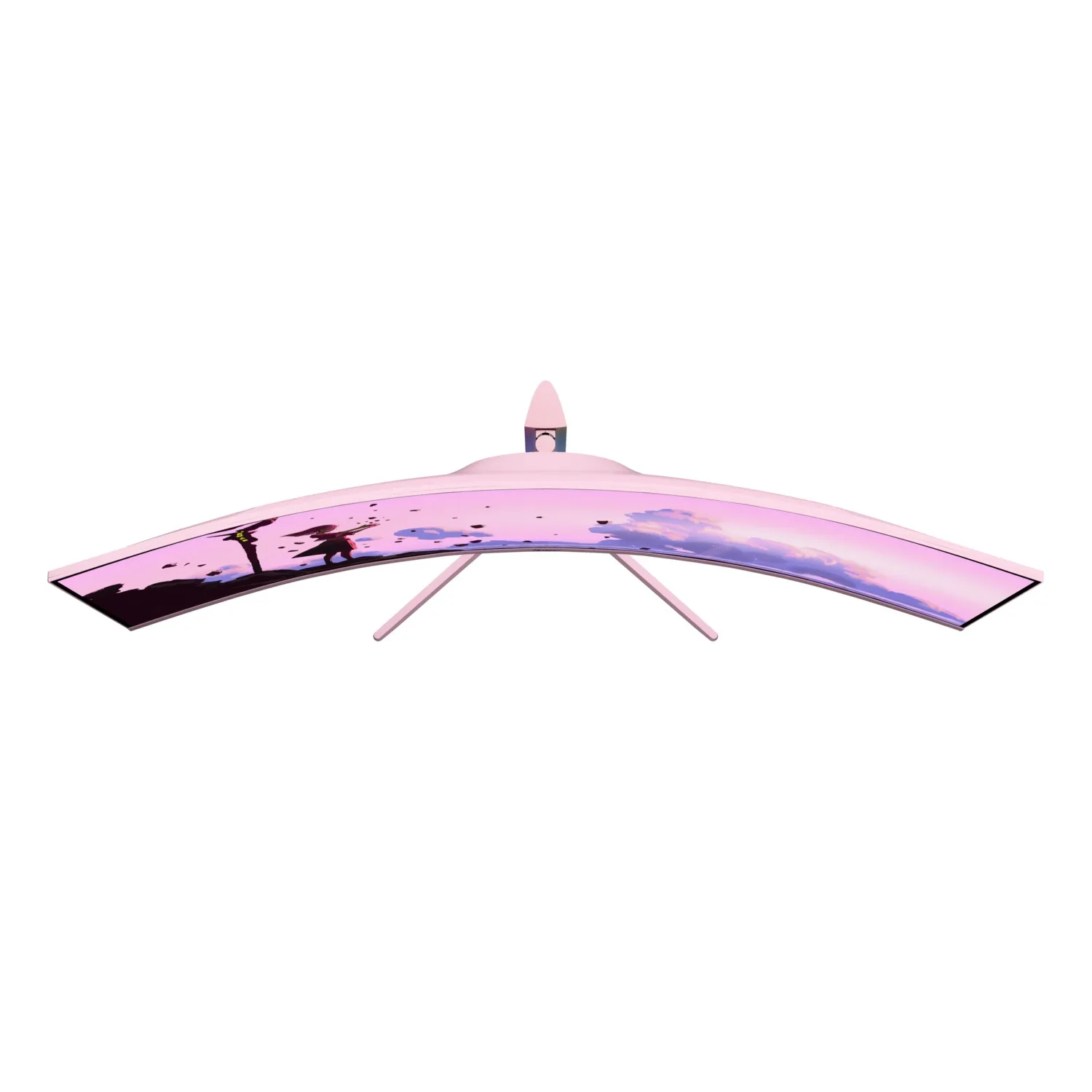 Arozzi 49&quot; Nova. UWQHD, 165Hz, 1ms, VA - curved spelsk&auml;rm, Pink