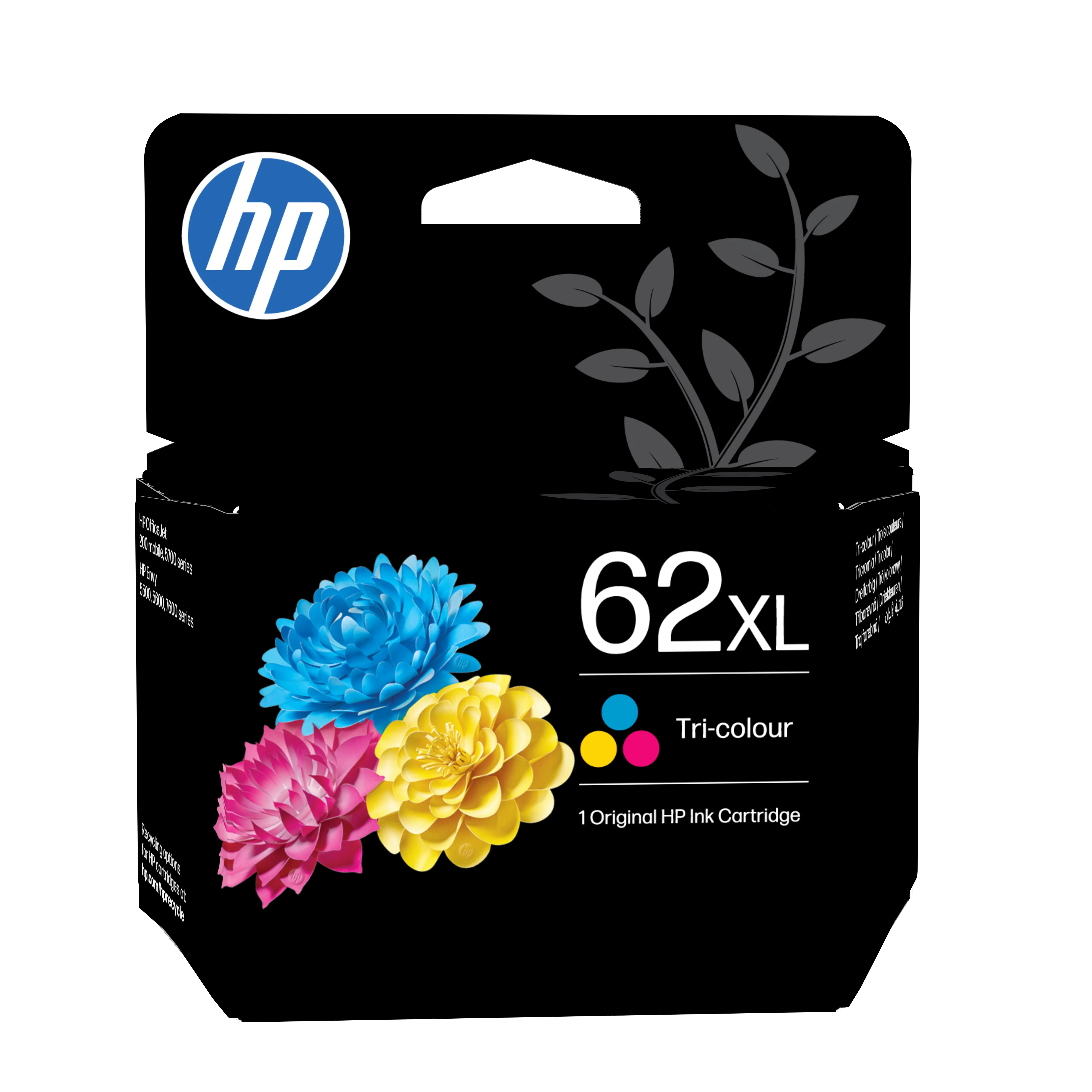 HP 62 ink cartridge, 4.5 ml, Tri-color