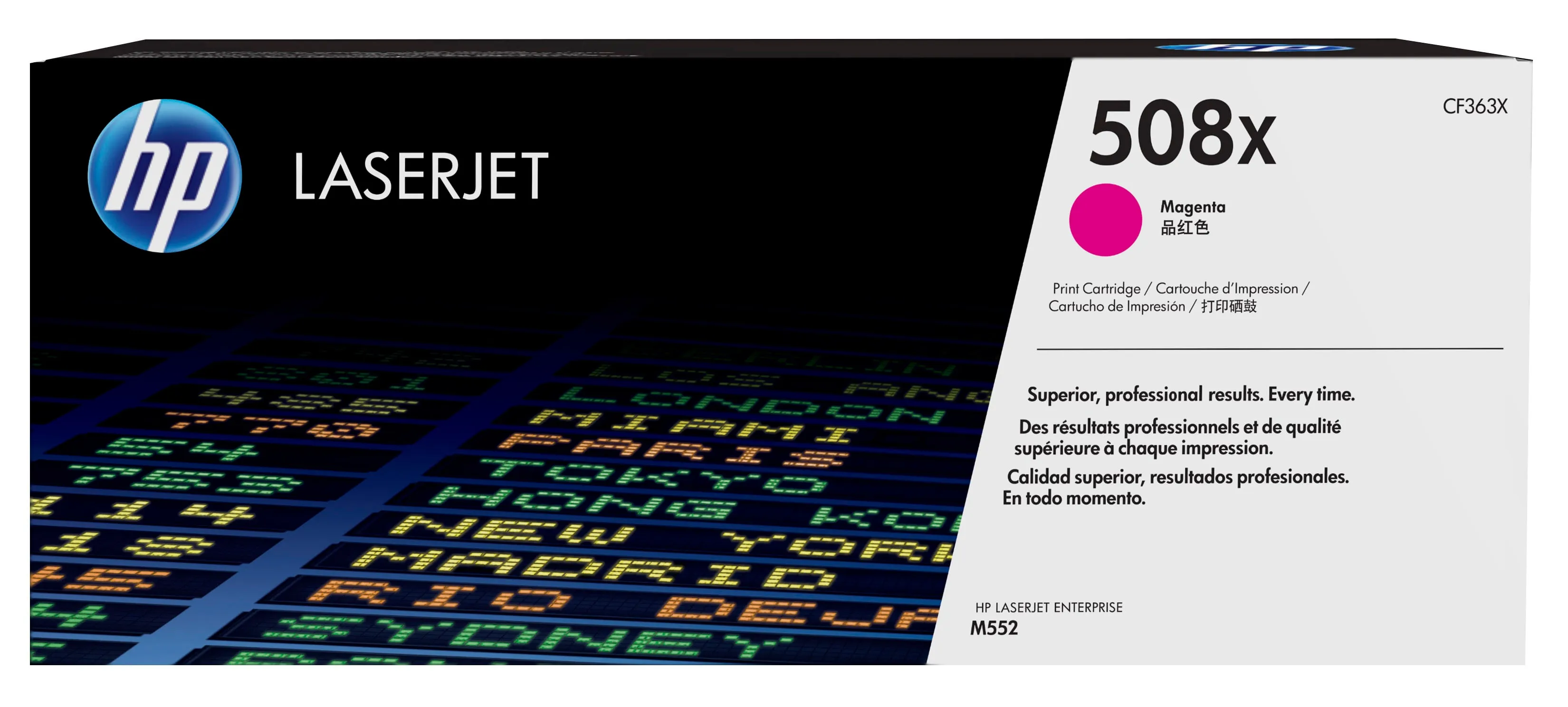 HP 508X toner cartridge, Magenta