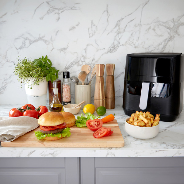 Champion XL Ceramic CHAF600, 5,5 l, 0,8 kg, 1800 W, airfryer, musta