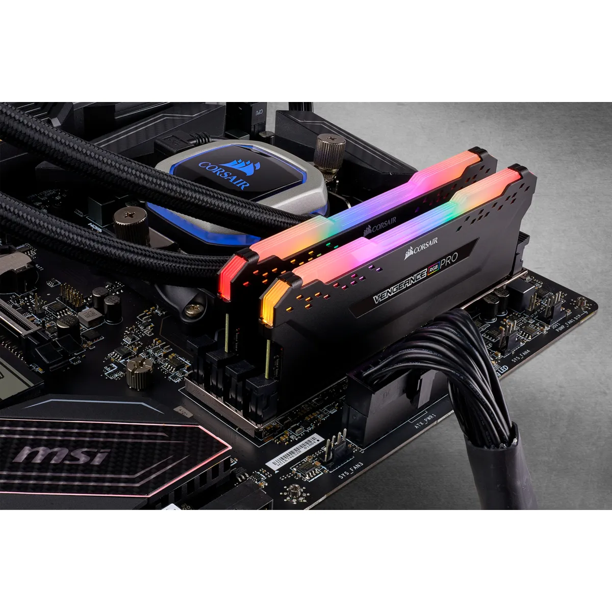 Corsair Vengeance RGB Pro 64GB (2 x 32GB) DDR4 3600 MHz, CL18 - memory, Black
