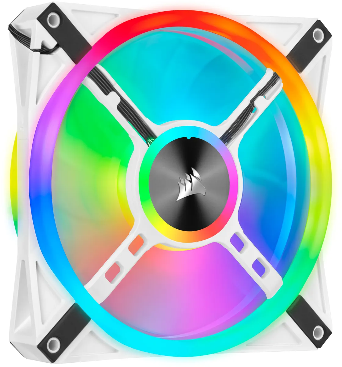 Corsair QL140, RGB, PWM, 140mm - case fan, white