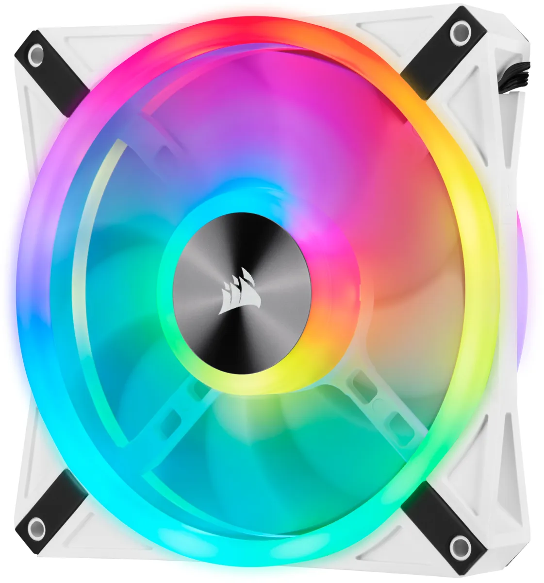 Corsair QL140, RGB, PWM, 140mm - case fan, white