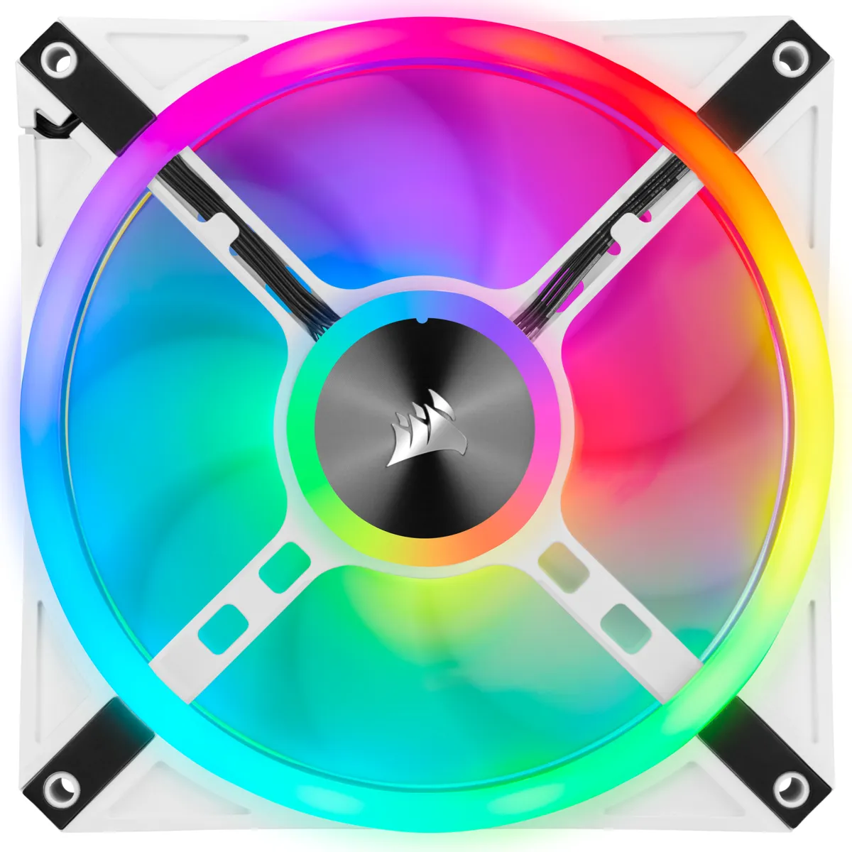 Corsair QL140, RGB, PWM, 140mm - case fan, white