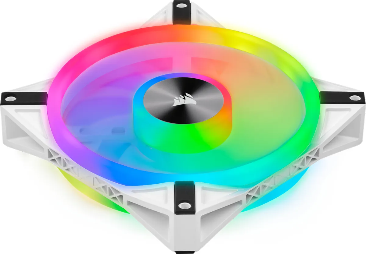 Corsair QL140, RGB, PWM, 140mm - case fan, white