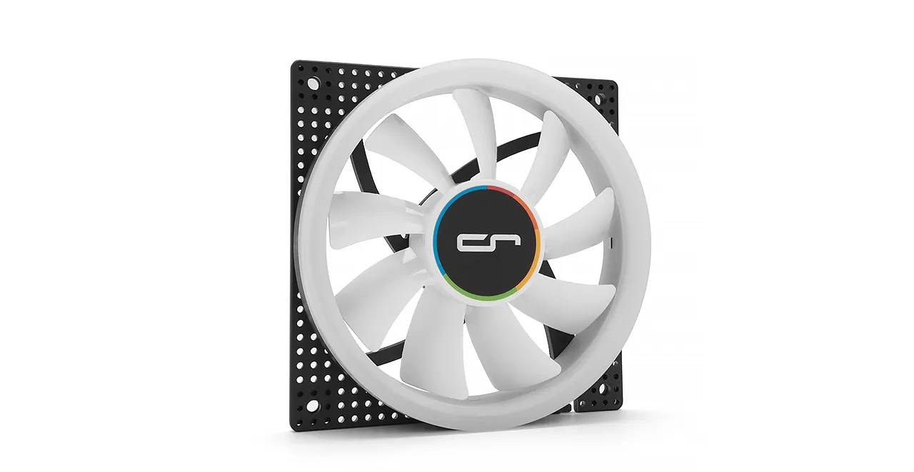 Cryorig Crona X - PWM, ARGB, 120mm - case fan, white