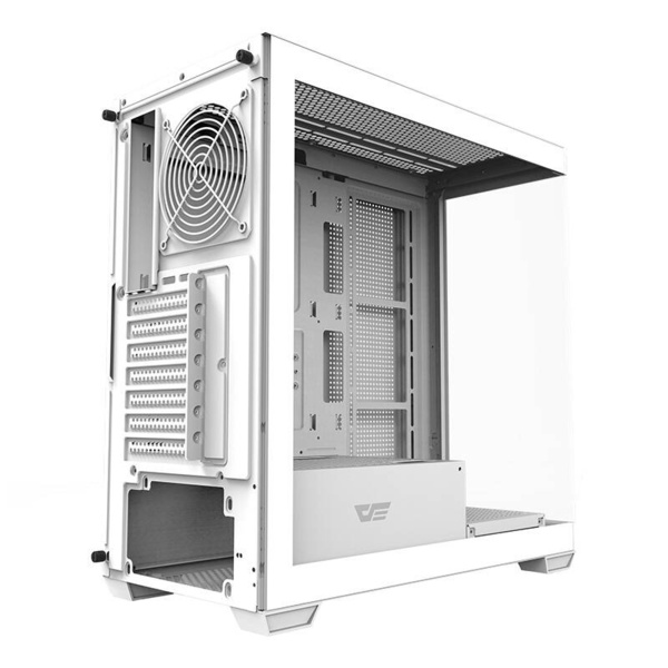 DARKFLASH DS900 Midi-Tower Case with window and RGB lighting, White