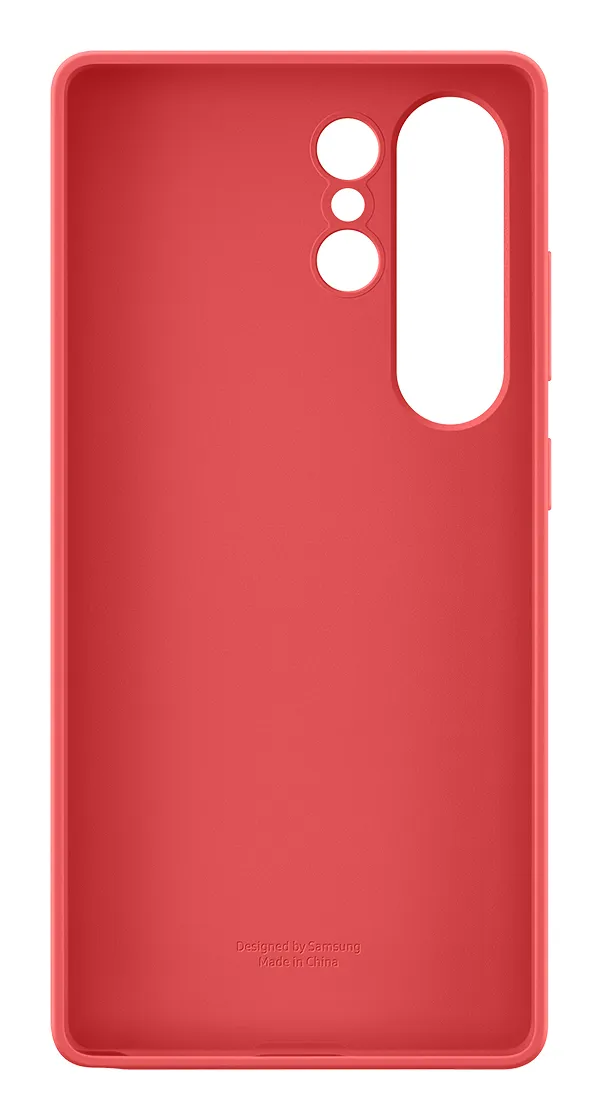 Samsung Galaxy S25 Ultra Silicone Case, Red
