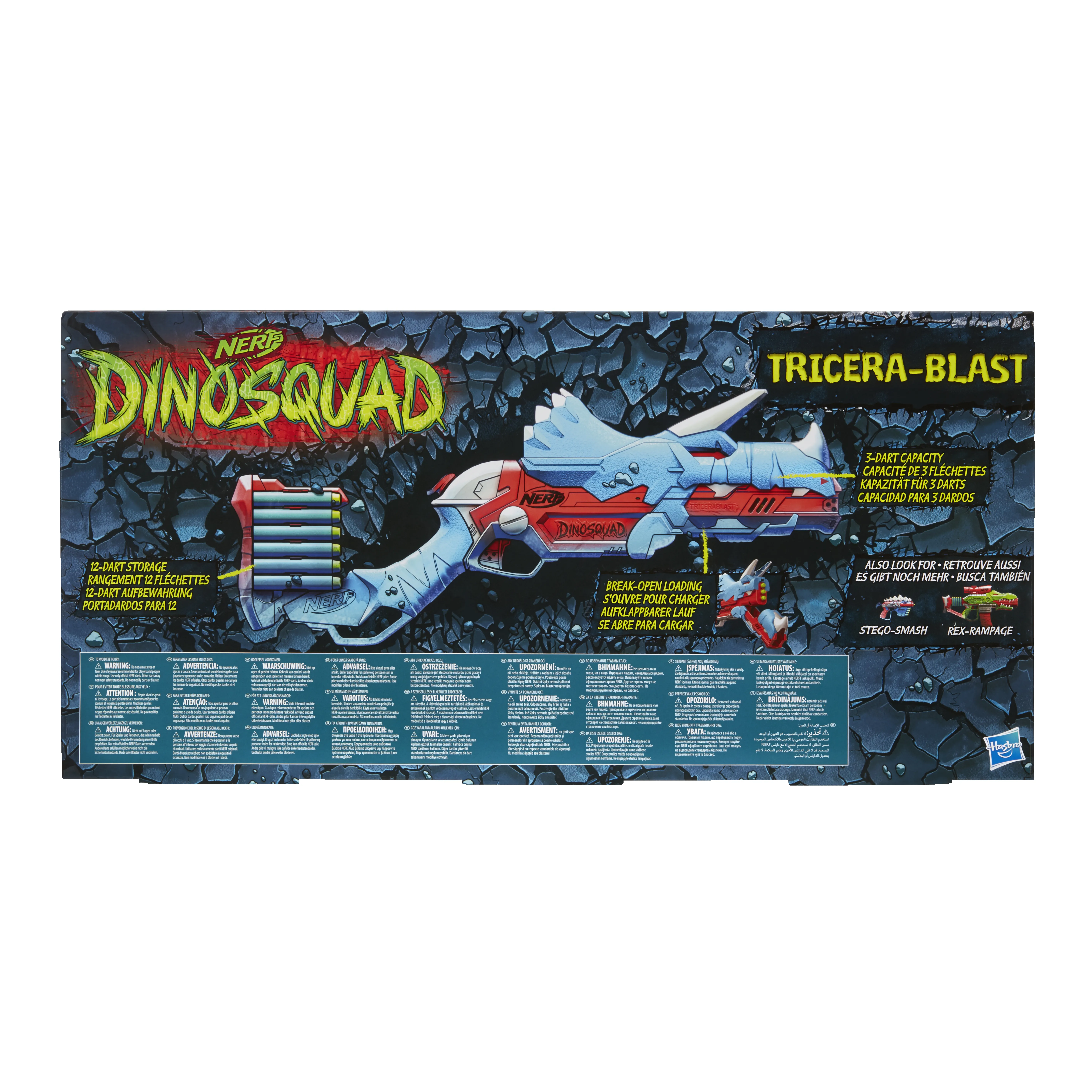 Nerf DinoSquad Tricera-Blast  -vaahtomuoviase