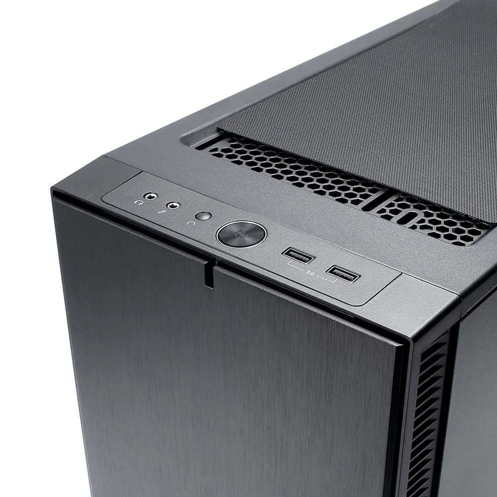 Fractal Design Define Mini C TG - Minitower chassi, f&ouml;nster, Svart