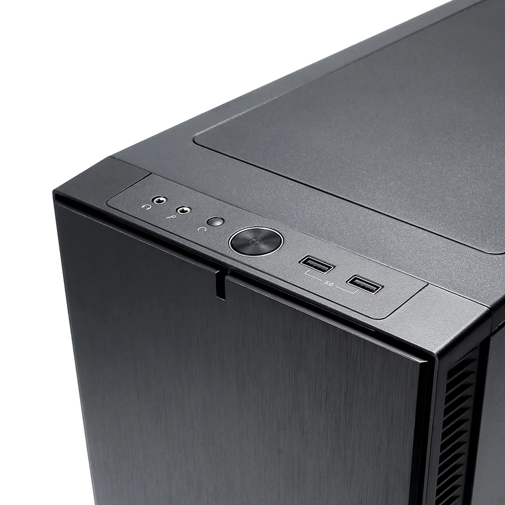 Fractal Design Define Mini C TG - Minitower chassi, f&ouml;nster, Svart